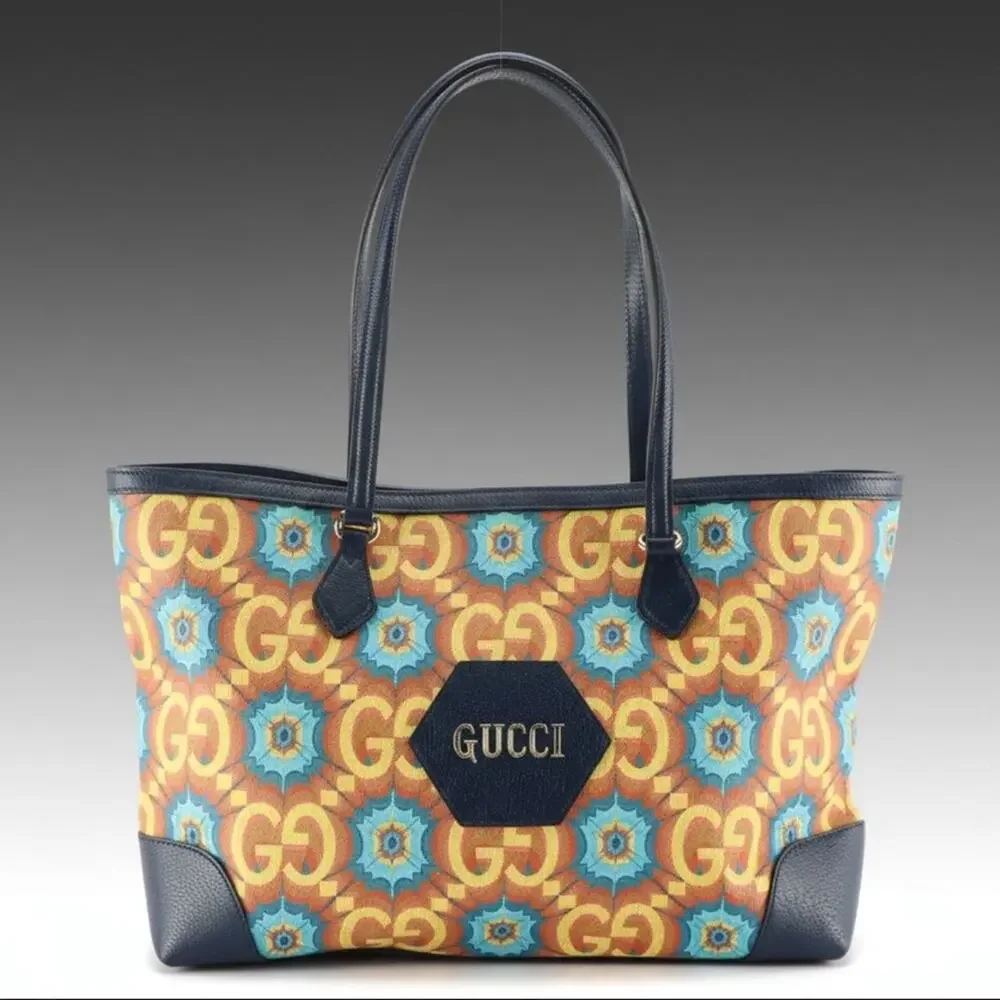 Gucci 100 Ophidia Tote Bag Multicolor Kaleidoscope Limited Edition, Rare EUC